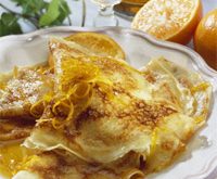 Recette crêpes Suzette