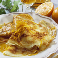 Recette crêpes Suzette