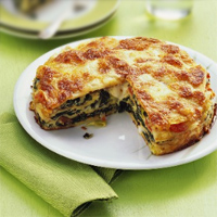 Recette lasagnes de crêpes épinards et ricotta