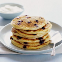 Recette pancakes aux myrtilles