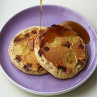 Recette pancakes banane-chocolat